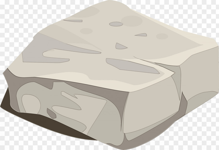 Rectangle Rock White Beige PNG
