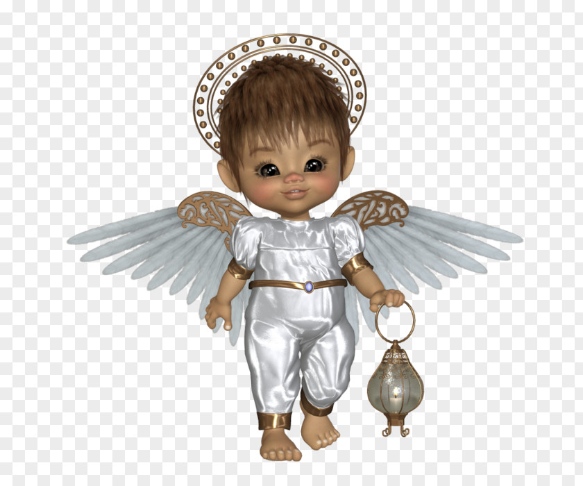 Angel Baby Doll Figurine Legendary Creature Character Supernatural PNG