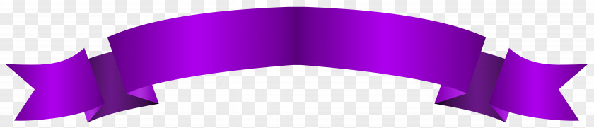 Purple Banner Long Transparent Clip Art Image Download Silk PNG