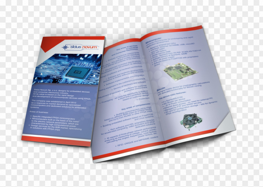 Both Side Flyer Brand Brochure PNG