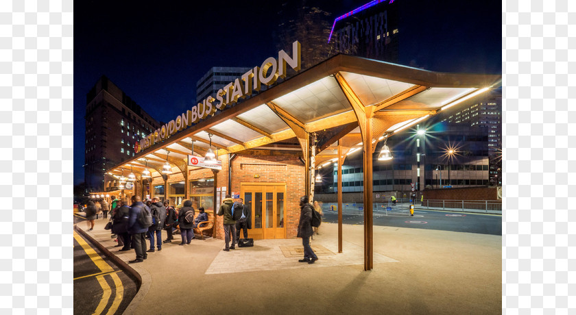 Bus Shelter West Croydon Station (Stop B2) Building Interchange PNG