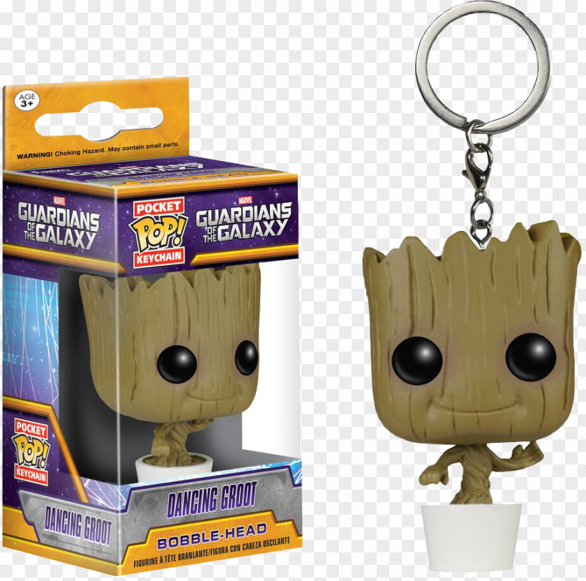 House Keychain Baby Groot Rocket Raccoon Funko Key Chains PNG