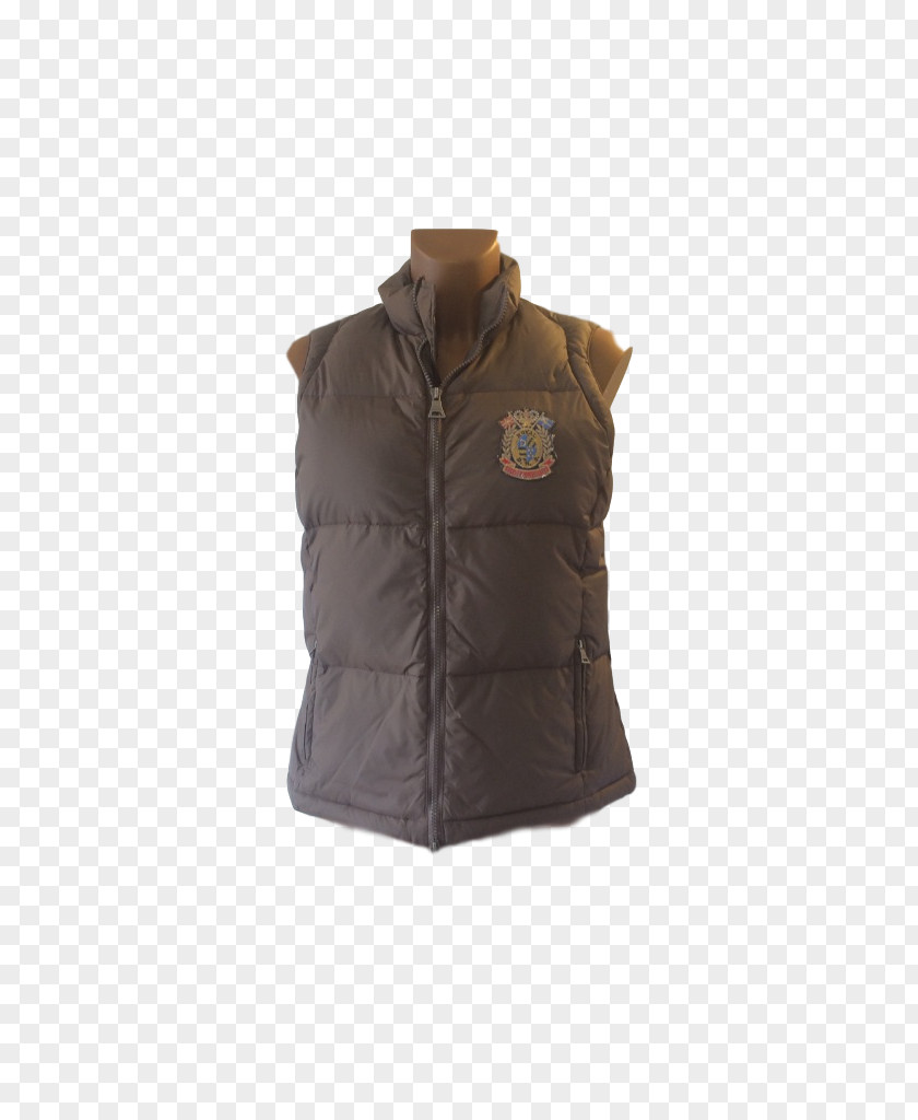 Jacket Gilets Sleeve Brown PNG