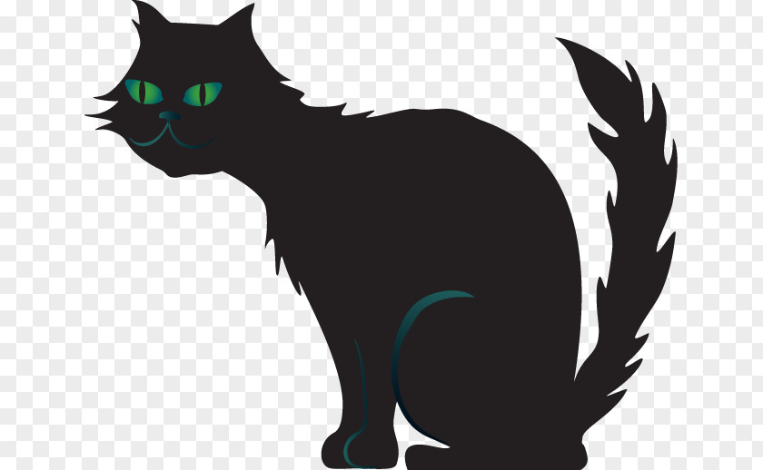 Kitten Black Cat Domestic Short-haired Whiskers PNG