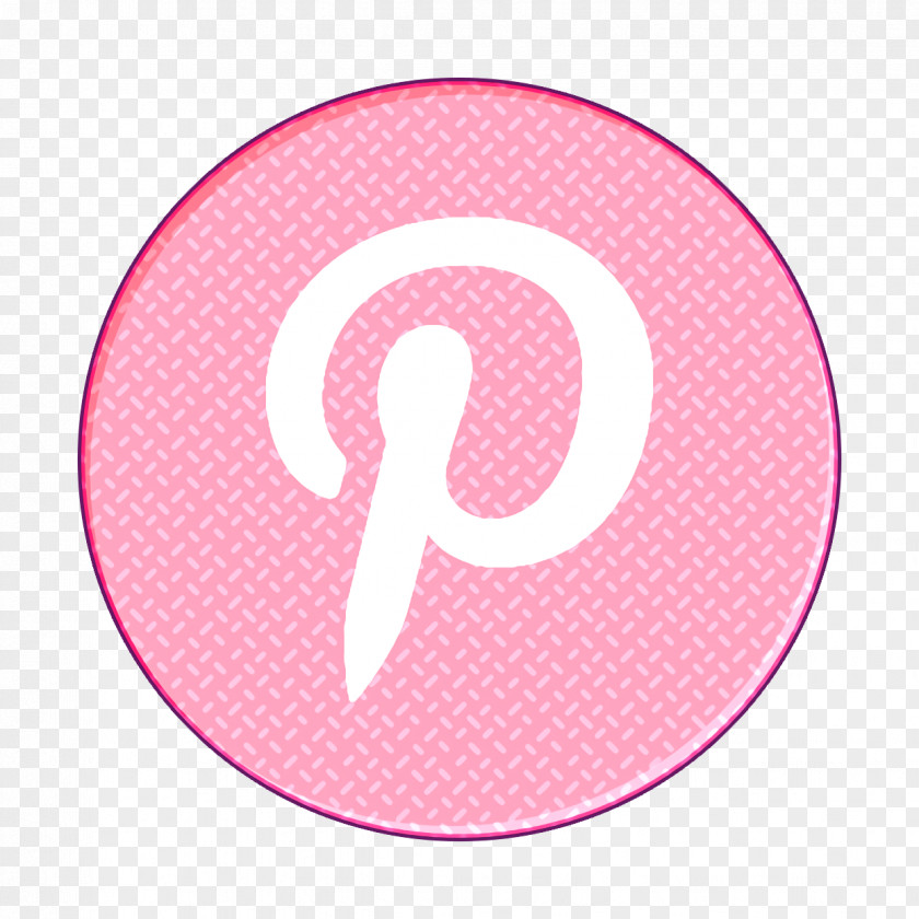 Number Sticker Pinterest Icon PNG