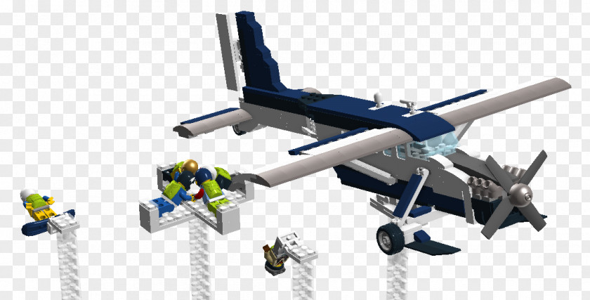 Airplane Aircraft Parachuting Aviation Lego Ideas PNG