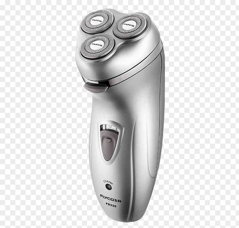 Flying Branch Three Silver Razor Hair Clipper Electric Head Shaving PNG