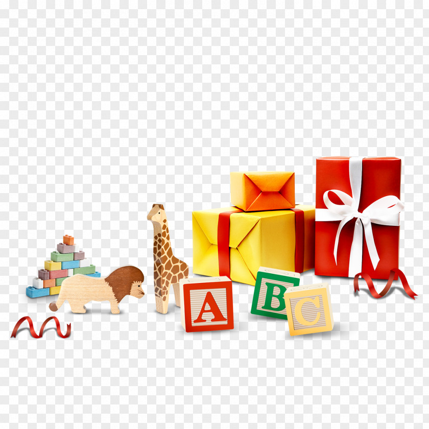Gift Package Child Toy Birthday PNG