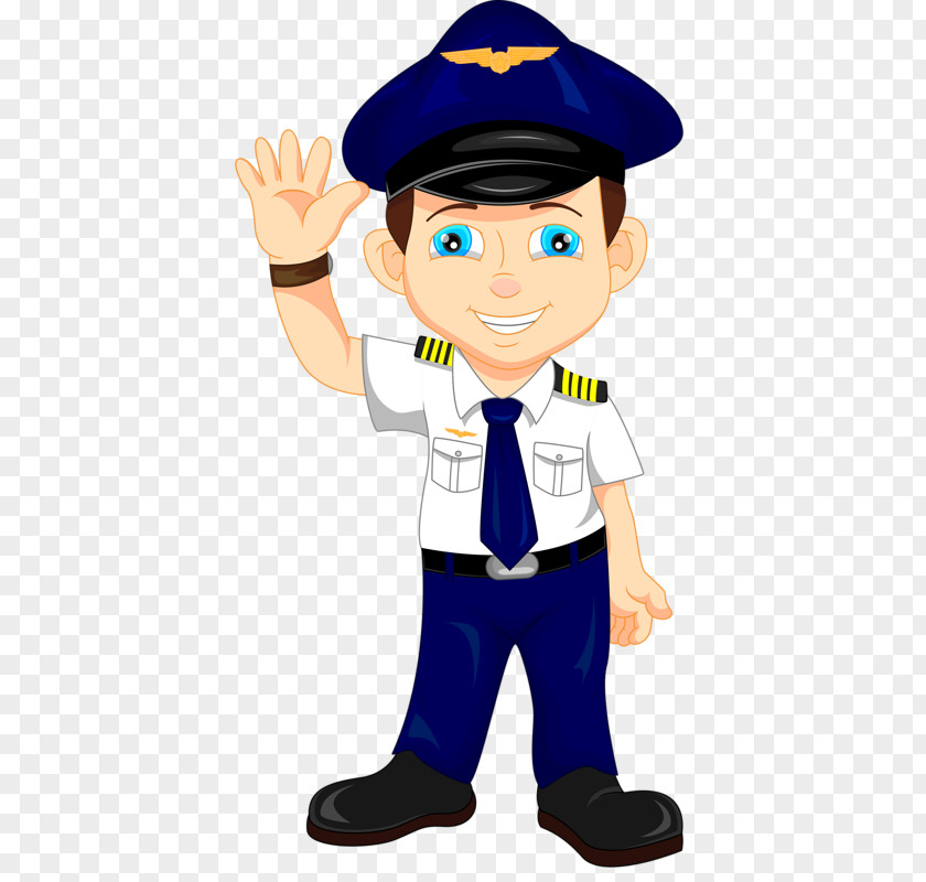 Kindly Policeman Airplane 0506147919 Clip Art PNG