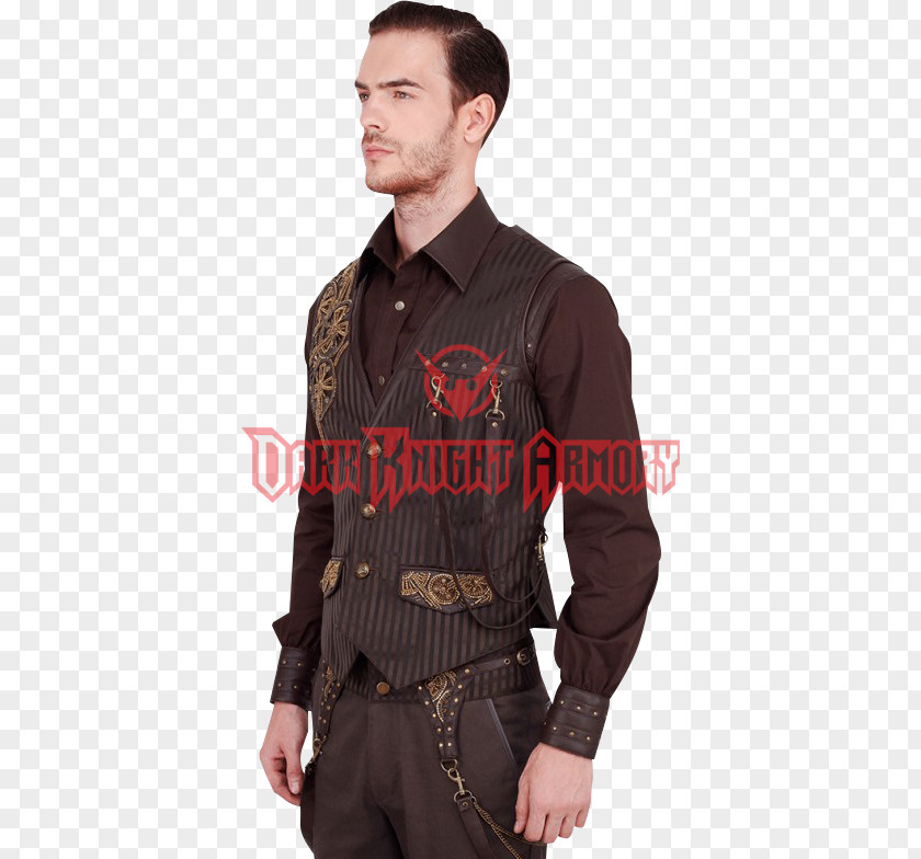 Steampunk Gear Waistcoat Corset Clothing Gothic Fashion Shirt PNG