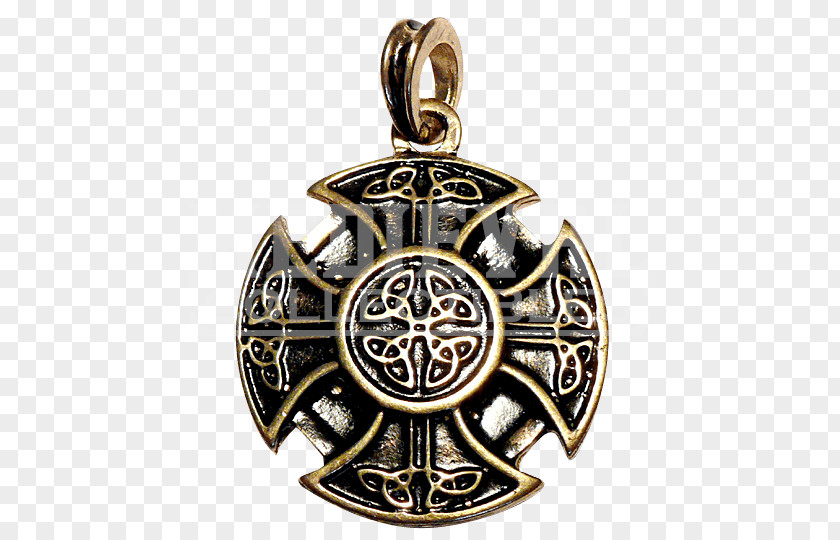 Christian Cross Warrior's Necklace Celtic PNG