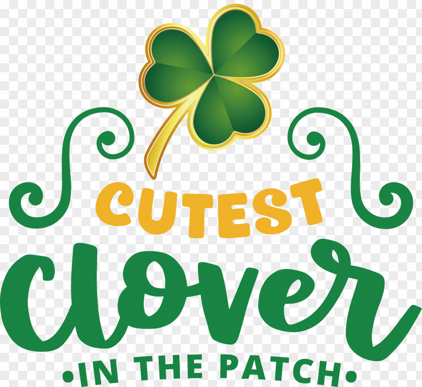 Cutest Clover Saint Patrick Patricks Day PNG