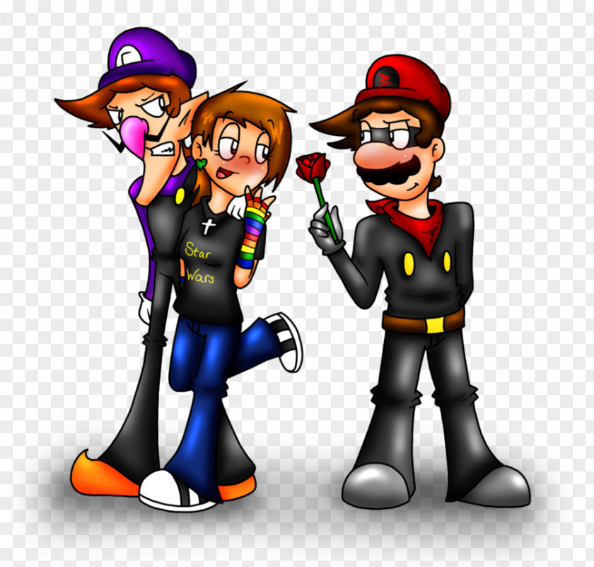 Luigi Waluigi Super Mario 3D World Pauline Mr. L PNG