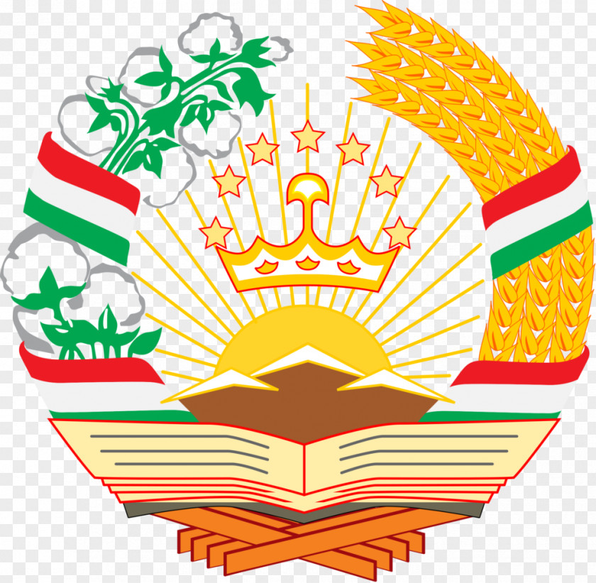 Republic Emblem Of Tajikistan Tajik Soviet Socialist Coat Arms Autonomous PNG