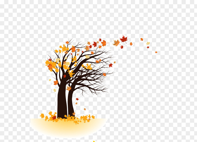 Leaf Watercolor Tree Autumn Royalty-free Photography PNG