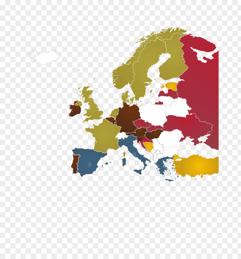 Map European Union Blank PNG