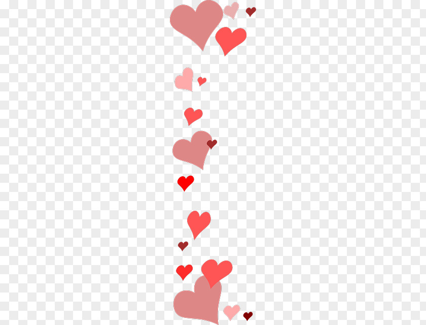 RED LINES Valentine's Day Heart Clip Art PNG