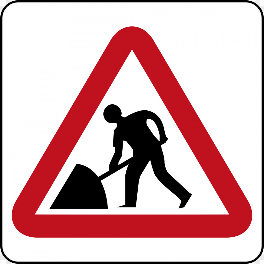 Traffic Signs Men At Work Sign Roadworks PNG
