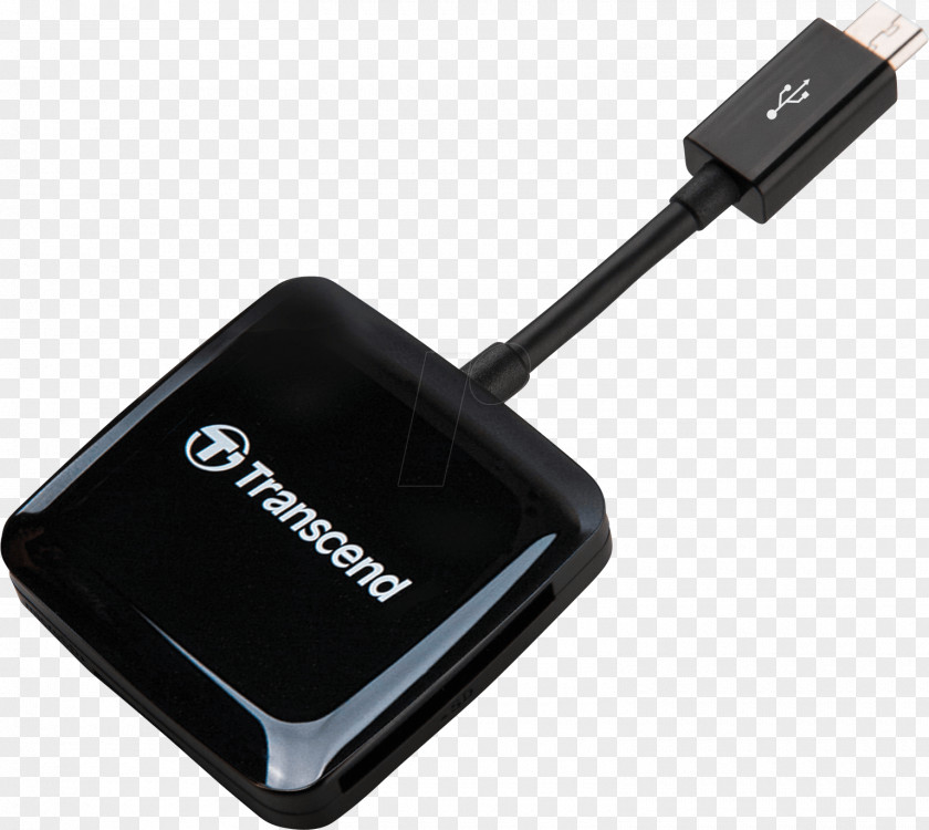 USB Memory Card Readers On-The-Go Transcend Information PNG