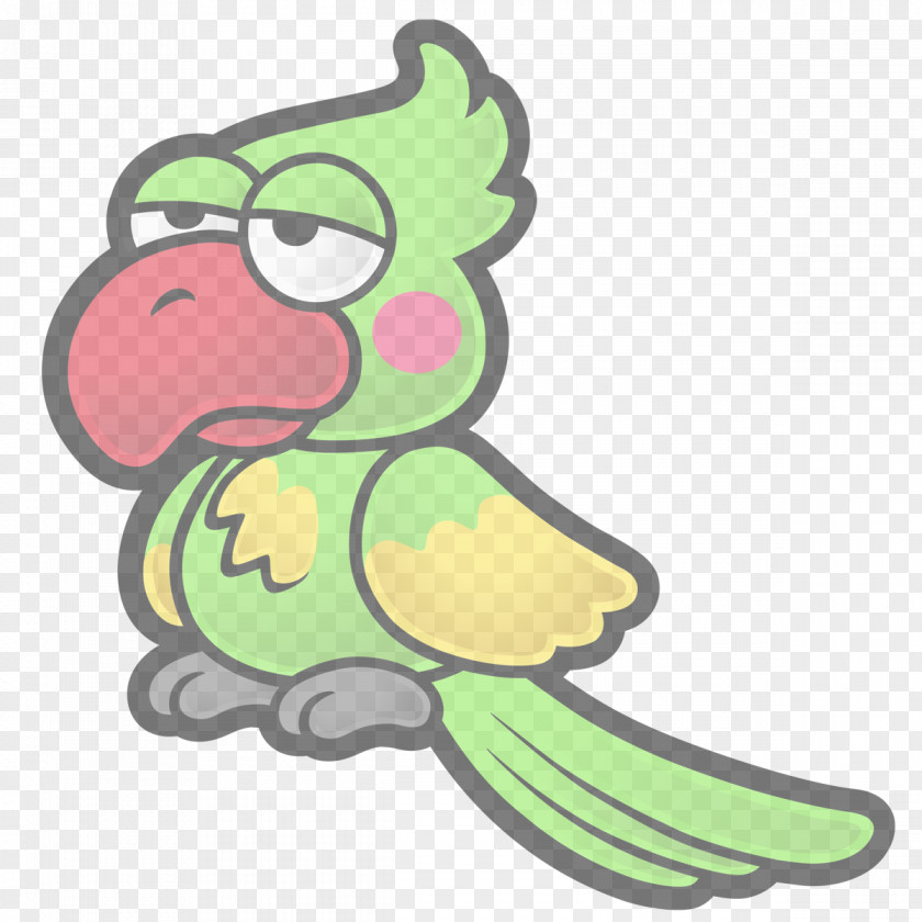 Fictional Character Bird Cartoon Green Clip Art PNG