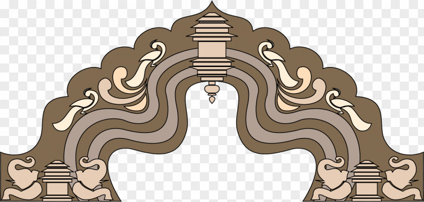 Ganesha Gateway Arch Clip Art PNG