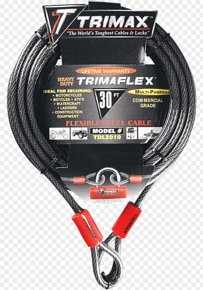 Motorcycle Electrical Cable Vlmoto Chain Trimax Dual Loop TDL PNG
