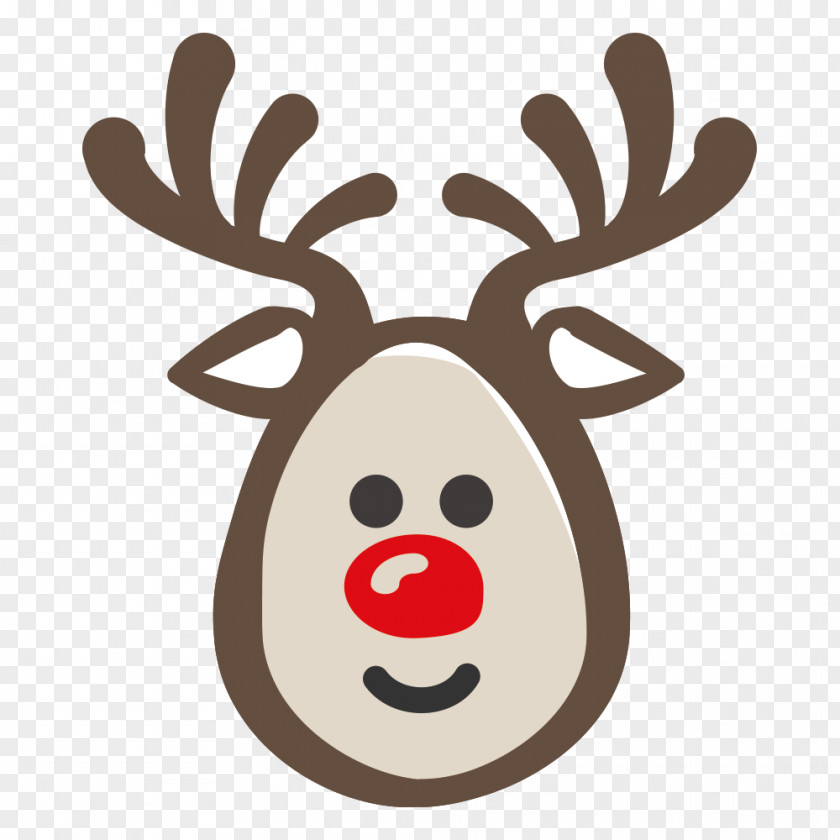 Wish List Reindeer Antler Snout Character Clip Art PNG
