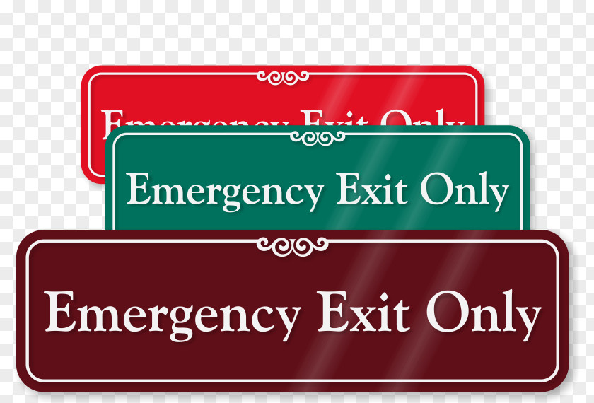 Building Exit Sign Emergency Lighting PNG