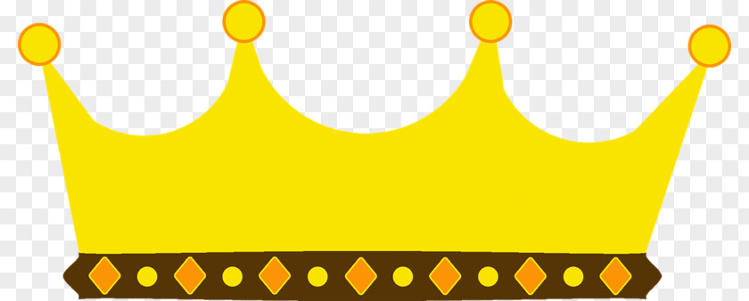 Cartoon Yellow Crown PNG yellow crown clipart PNG