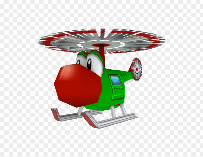 Yoshi Mario Kart: Double Dash Helicopter GameCube Aircraft PNG