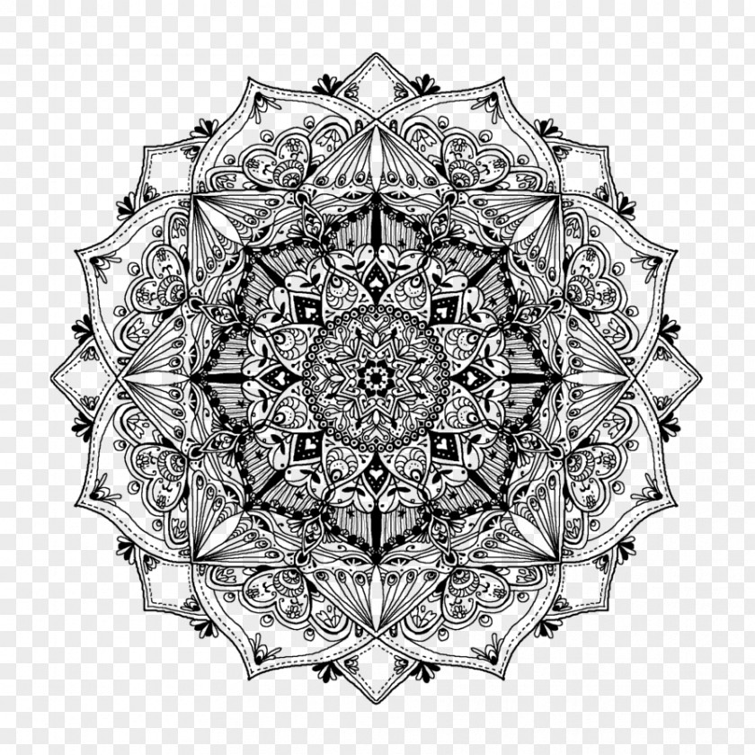 Japanese Pattern Symmetry White PNG