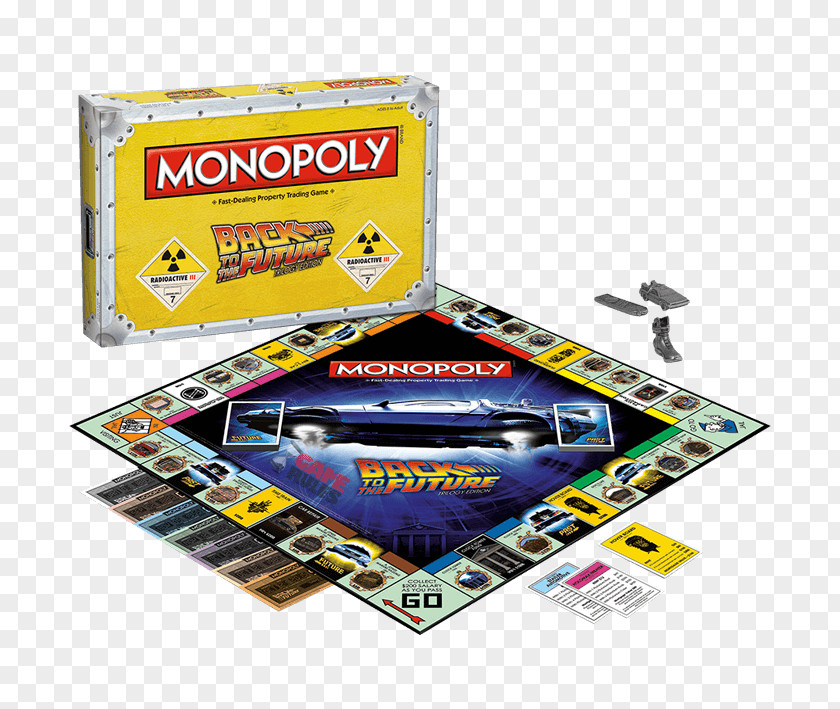 Monopoly Man Back To The Future: Game Marty McFly Dr. Emmett Brown PNG