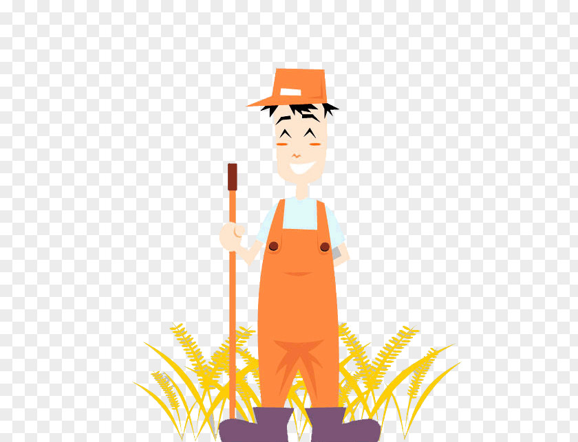 Received Wheat Uncle Farmer PNG