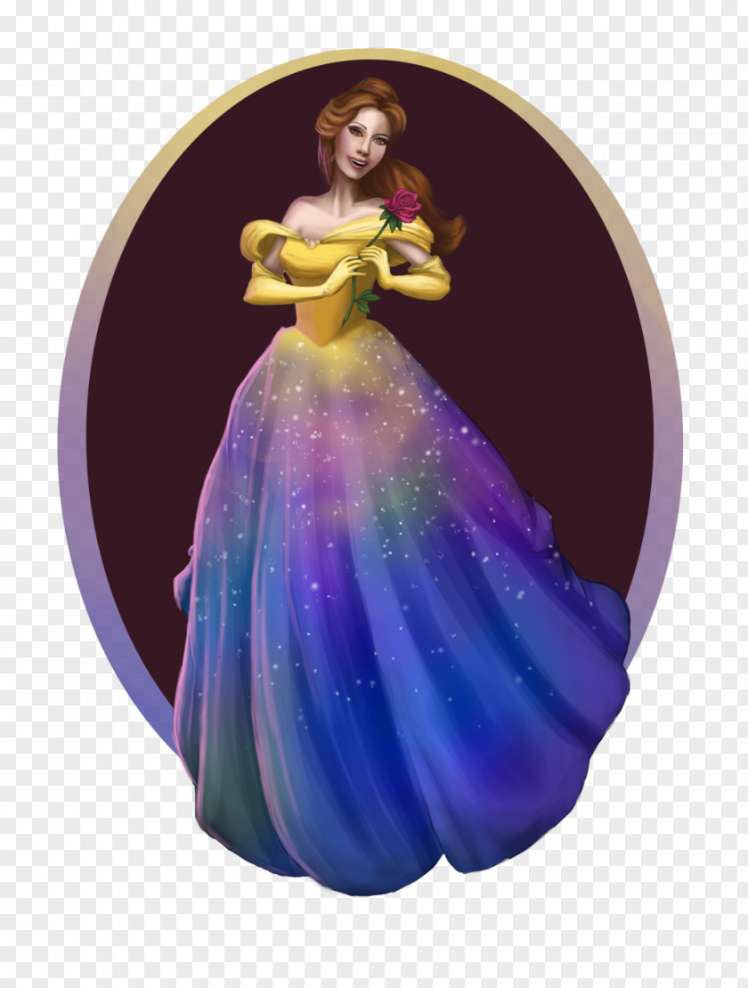 Beauty And The Beast YouTube Belle Art Disney Princess Violet PNG