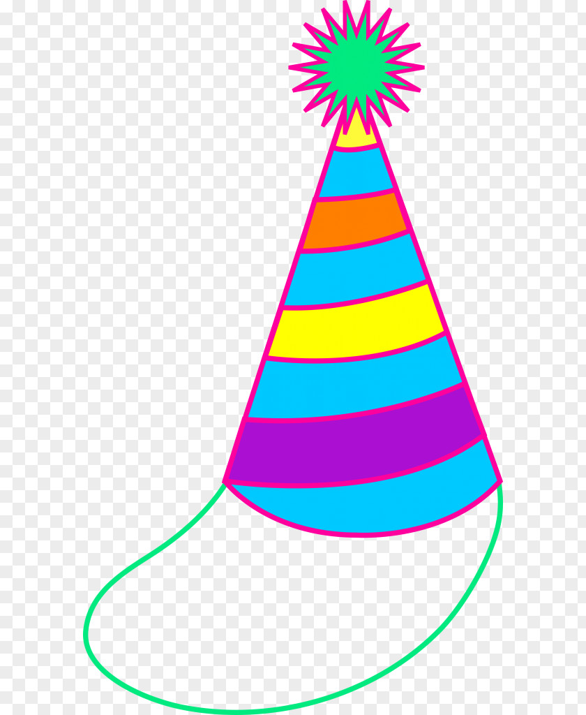 Cartoon Birthday Party Hat Cake Clip Art PNG