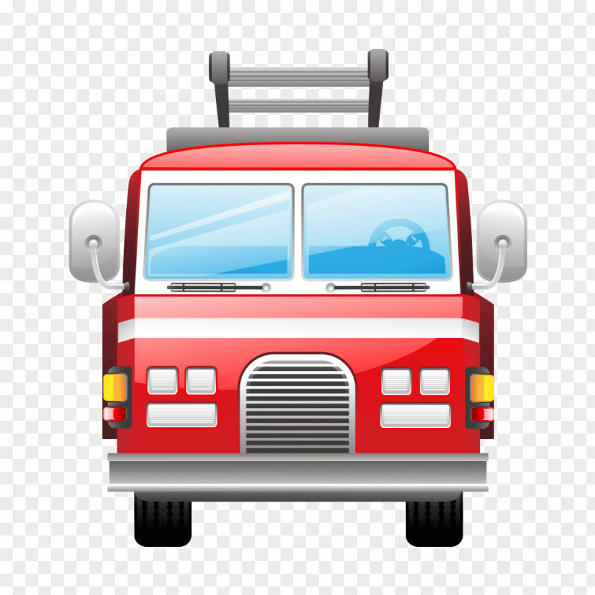 Creative Fire Engine Firefighter Siren Ambulance PNG