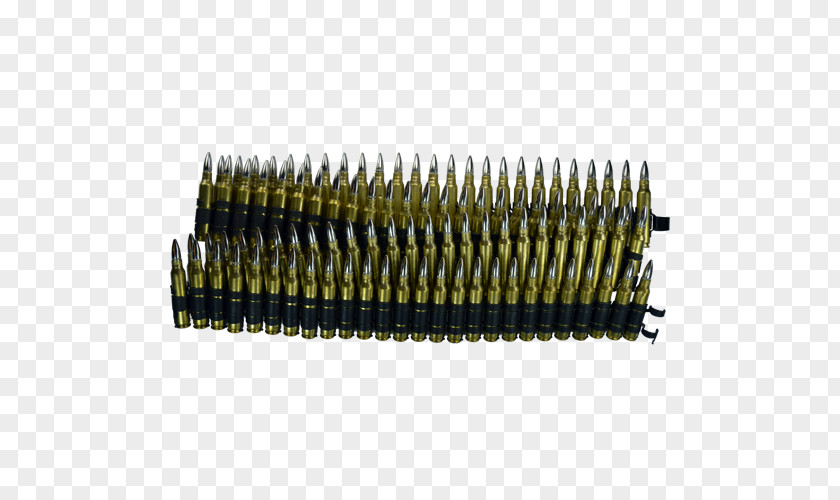Fired Bullets Belt Bullet M249 Light Machine Gun Cartridge Dummy Round PNG