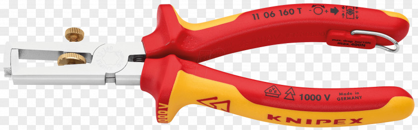 Pliers Wire Stripper Diagonal Knipex Tool PNG
