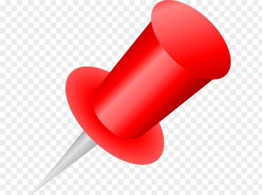 Red Envelope Drawing Pin Clip Art PNG