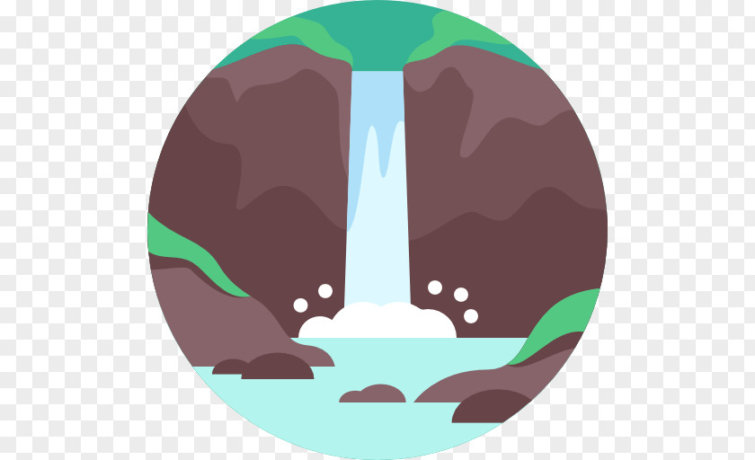 Waterfall Landscape PNG