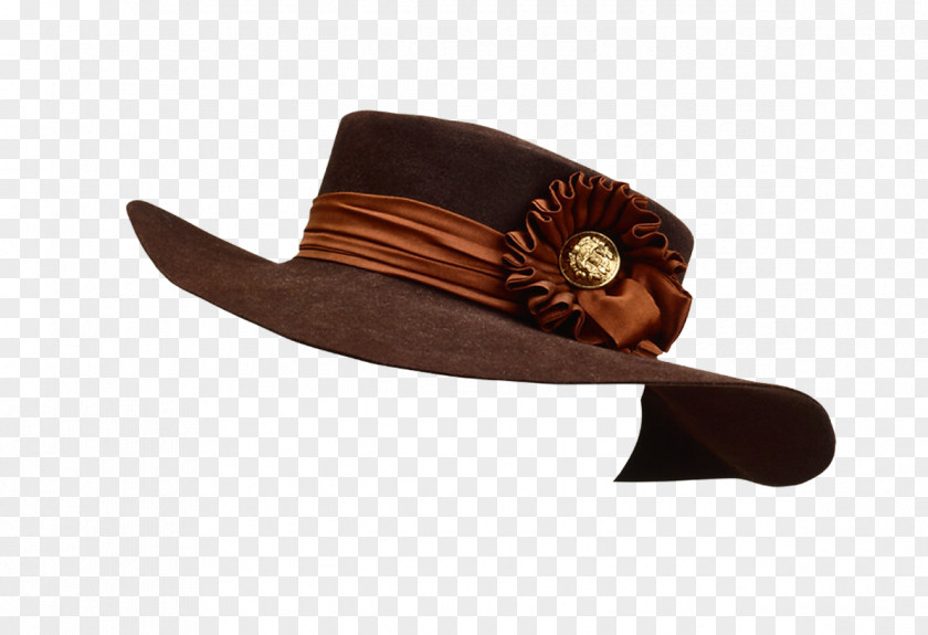 Brown Cap Bowler Hat Knit PNG