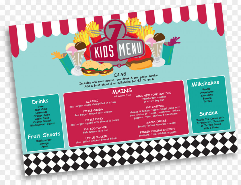 Kids Menu Brand Font PNG