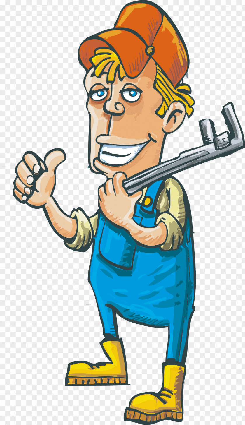 Wrench Element Cartoon Clip Art PNG