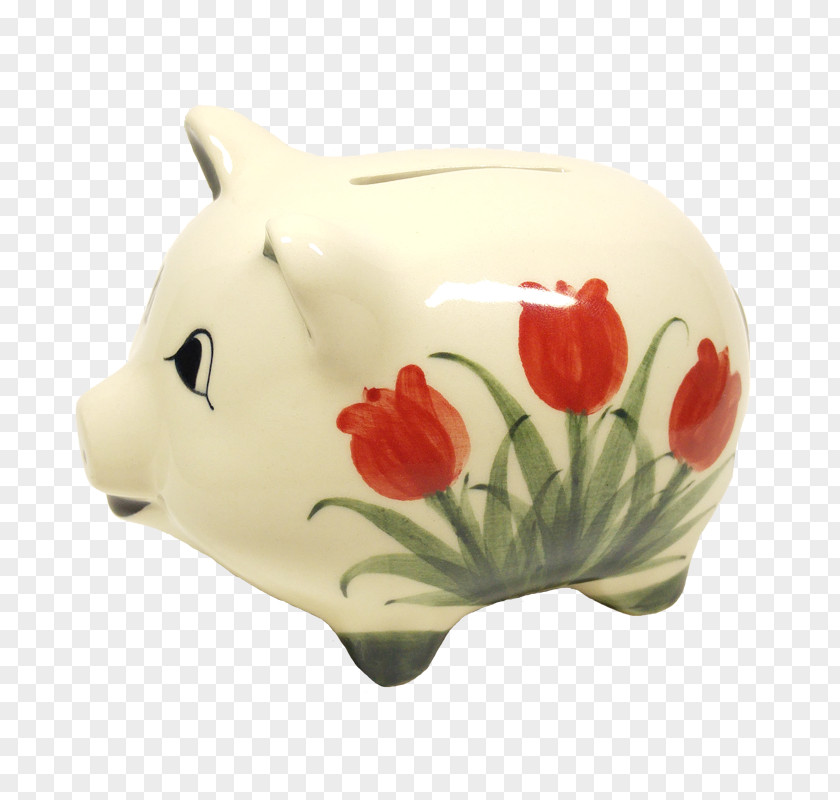 Bank Ceramic Piggy Flowerpot Snout PNG