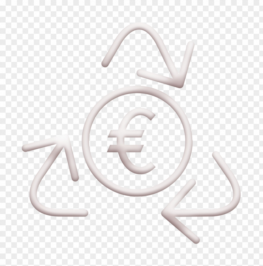 Blackandwhite Symbol Currency Icon Euro Finance PNG