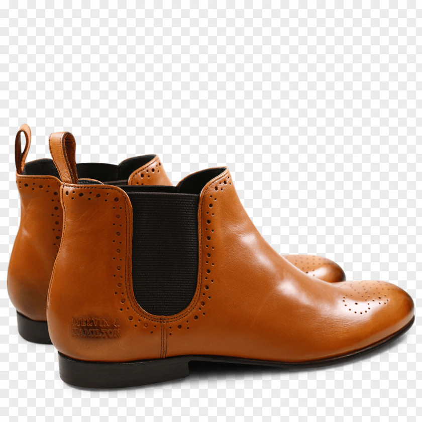 Boot Tan Botina Leather Brown PNG