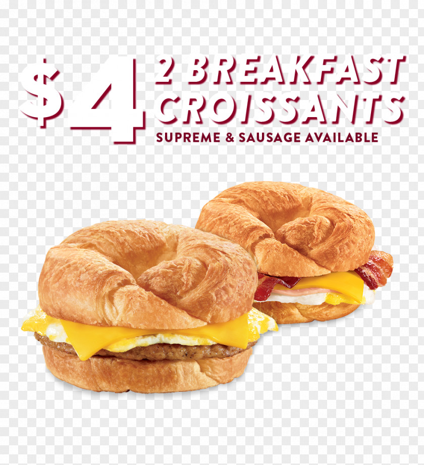 Croissant Breakfast Sandwich Hamburger Ham And Cheese Cuisine Of The United States PNG