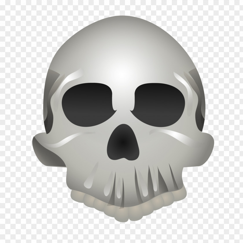 Gray Skull Halloween Download Icon PNG
