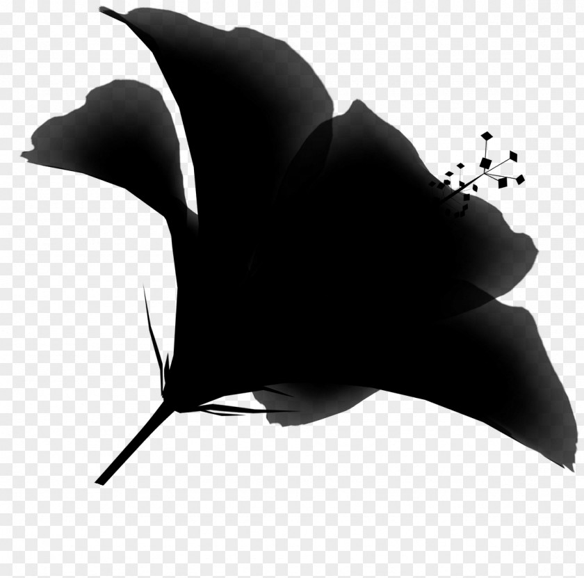 Leaf Silhouette Black M PNG