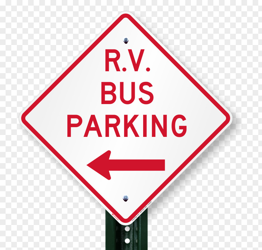 Rv Camping Signs Traffic Sign Bus Parking Campervans Signage PNG